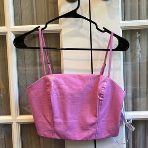 ADORABLE cropped snakeskin crop top